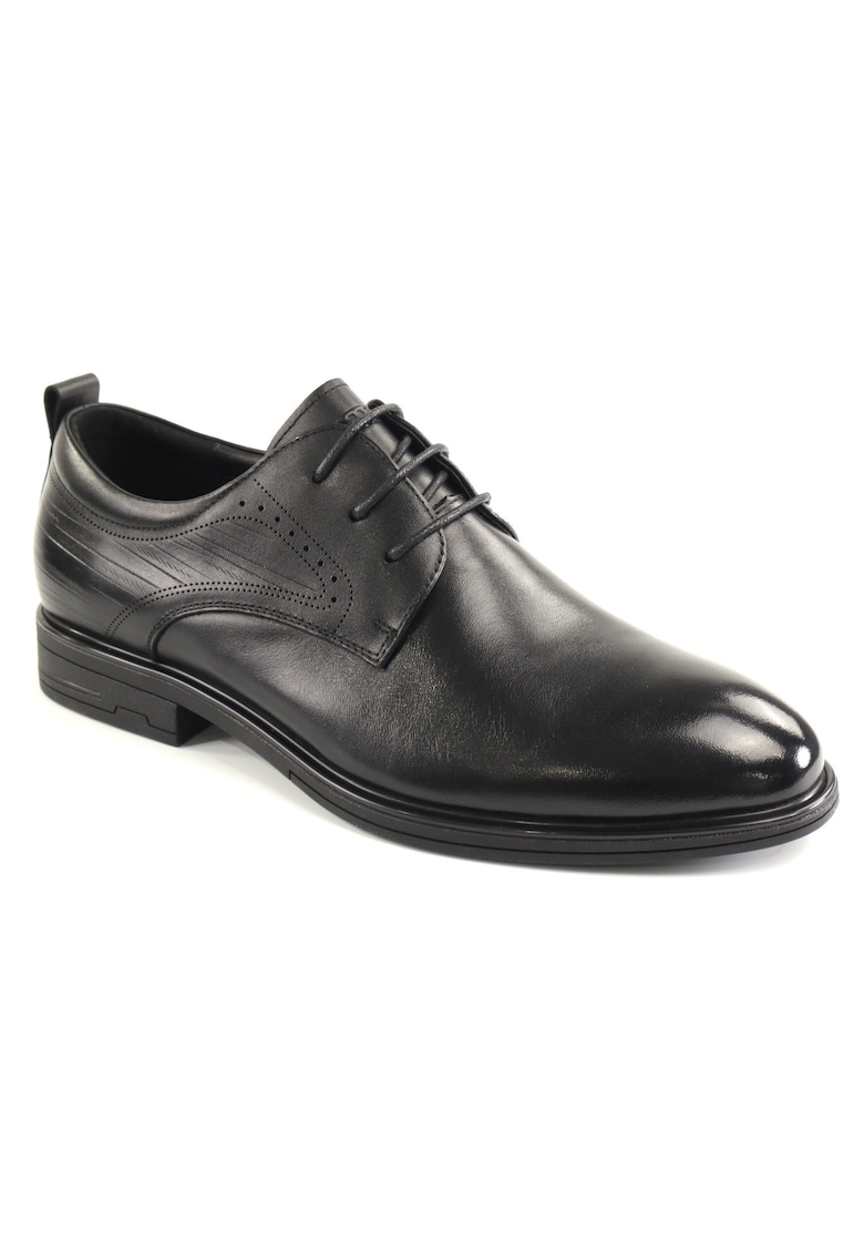 Pantofi barbati piele naturala E6E670004A 01 N - Negru