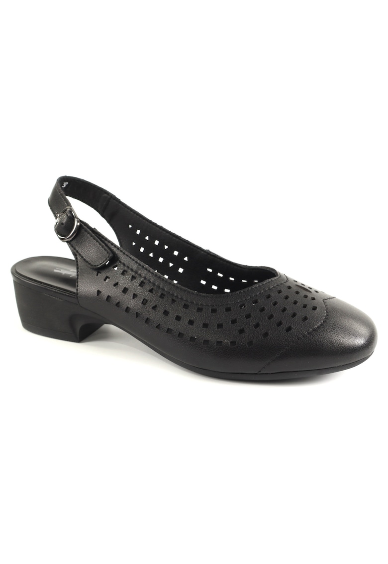 Pantofi dama piele naturala X4X480017D 01 N - Negru