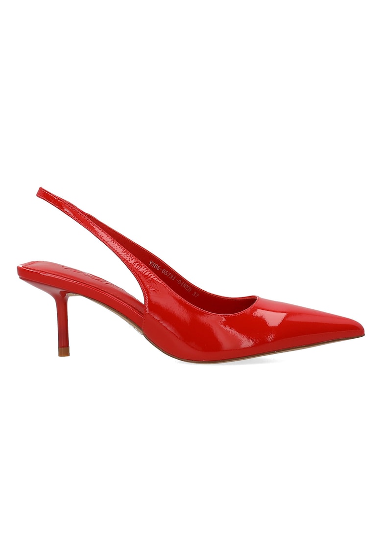 Pantofi stiletto din piele lacuita