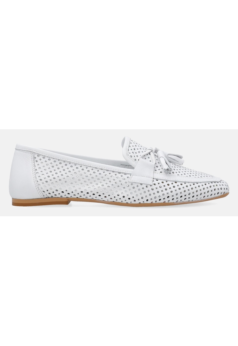 Pantofi loafer din piele cu ciucuri