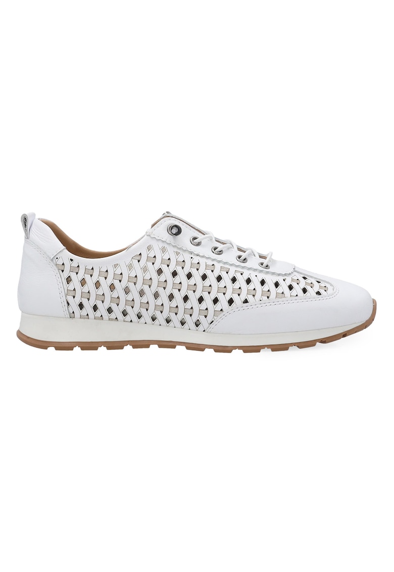 Pantofi sport din piele - cu perforatii
