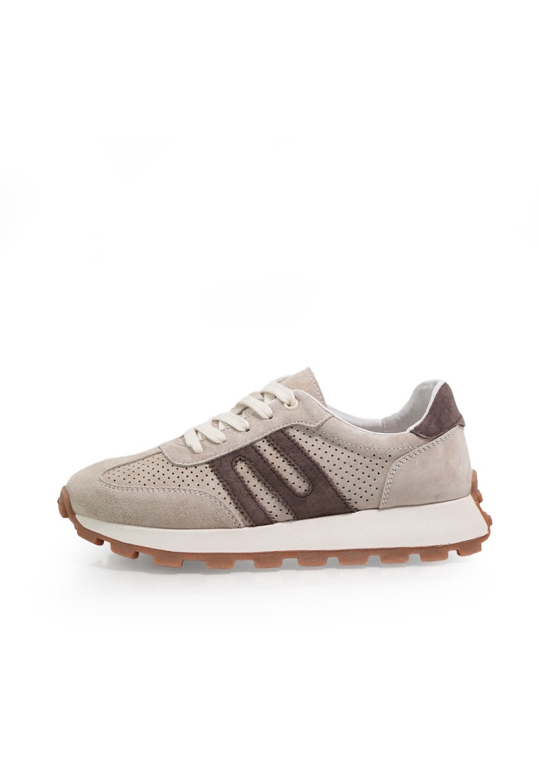 Pantofi Sport Active 250236 din piele naturala - Bej