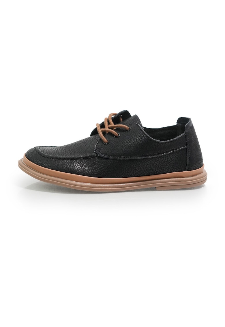 Pantofi Active 251411 din piele naturala - Negru