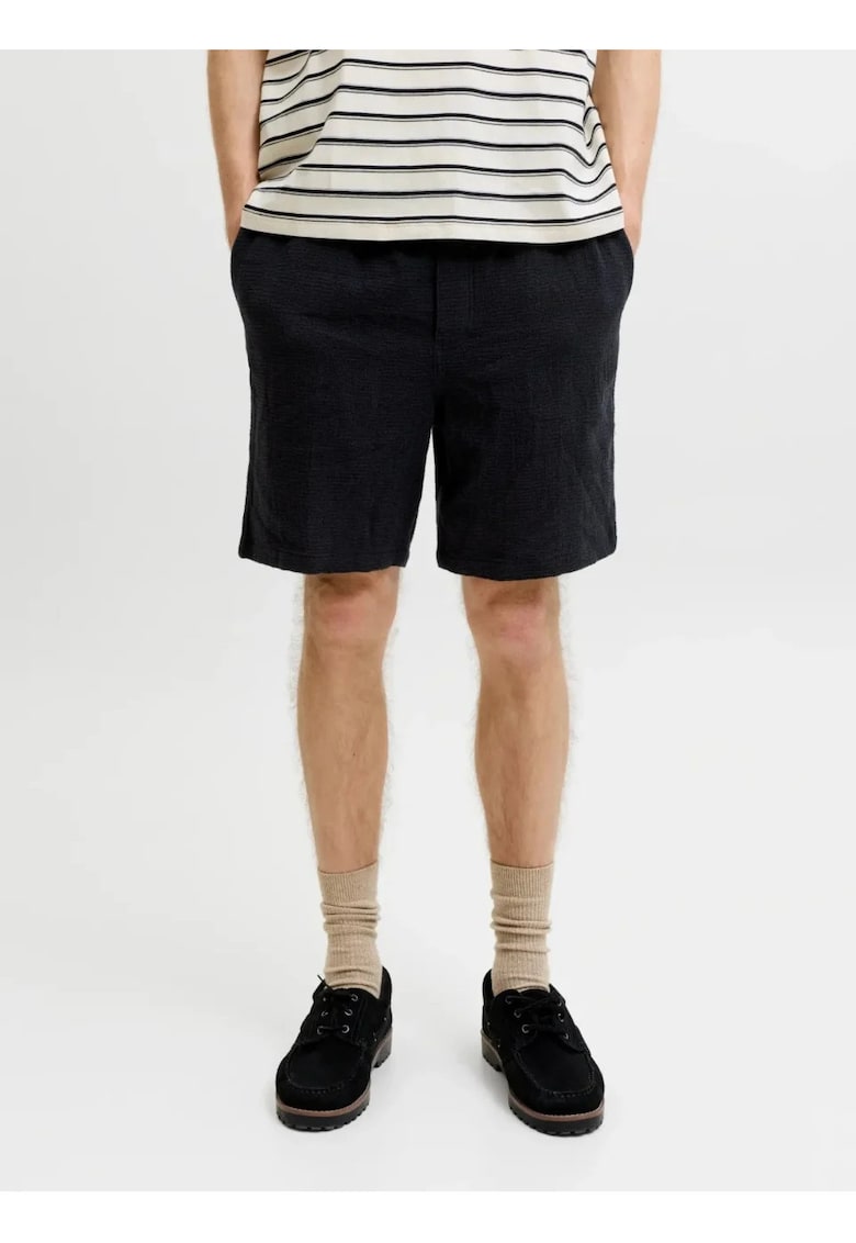 Pantaloni scurti barbati - JPSTJAIDEN COBA - Relaxed fit - Negru