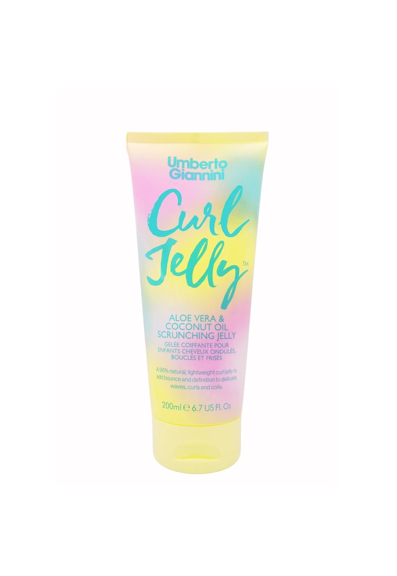 Gel pentru definirea buclelor - pentru parul ondulat - cret sau foarte cret - pentru copii - cu aloe vera & ulei de cocos - Mini Curls - 200 ml