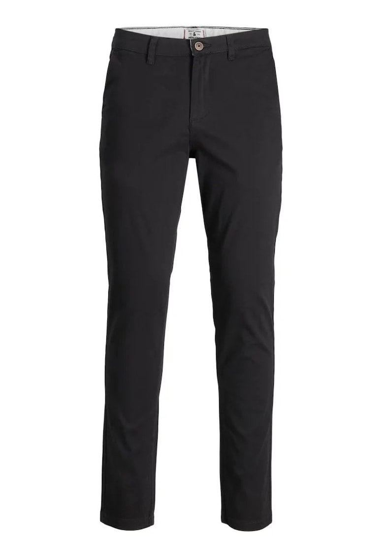 Pantaloni chino - barbati - Regular fit - Negru