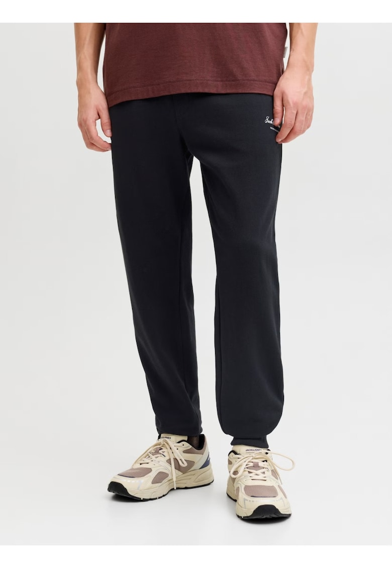 Pantaloni de trening barbati - JPSTGORDON ARCHIVE - Regular fit - Negru