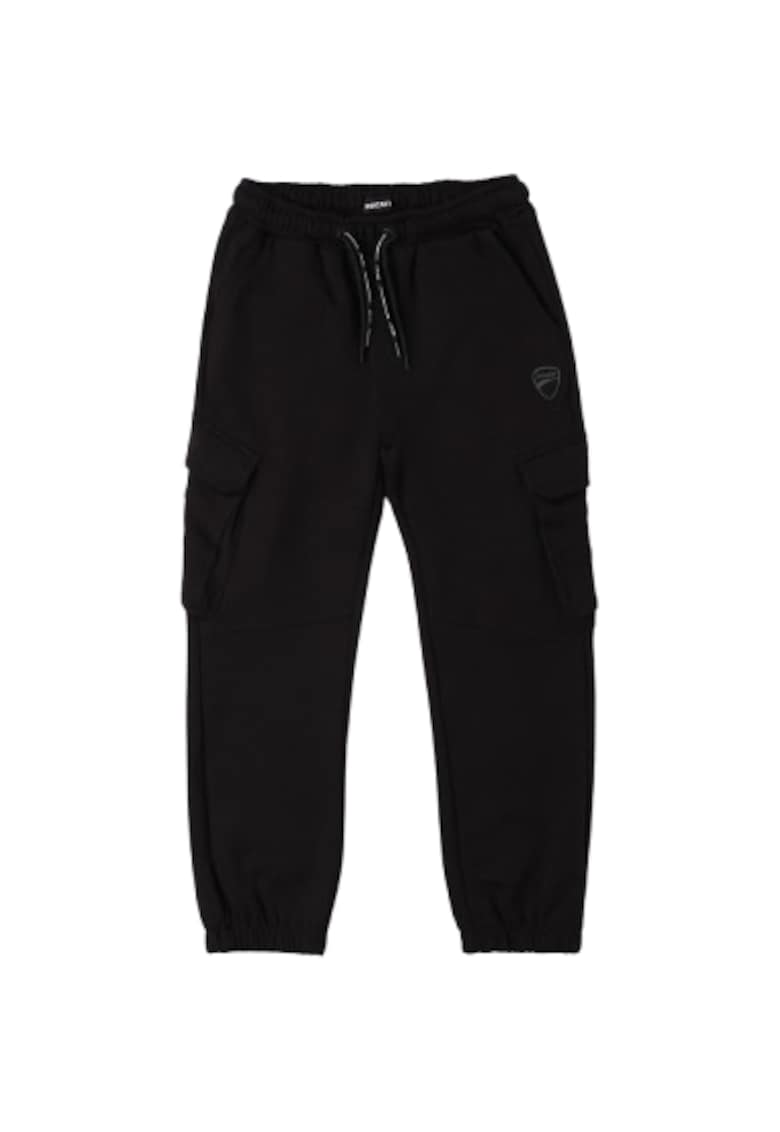 Pantaloni iDO x Cargo Wide Fit din Bumbac Interlock