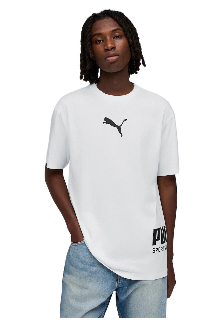 Tricou barbati Sport Relaxed Graphic Tee - Alb