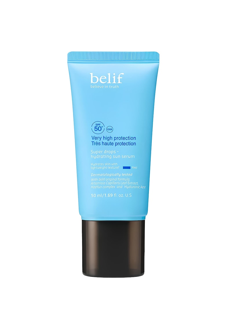 Ser crema de fata SPF 50+ - Super Drops Hydrating Sun Serum - 50 ml