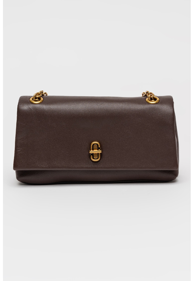 Geanta crossbody din piele The Dual - Maro