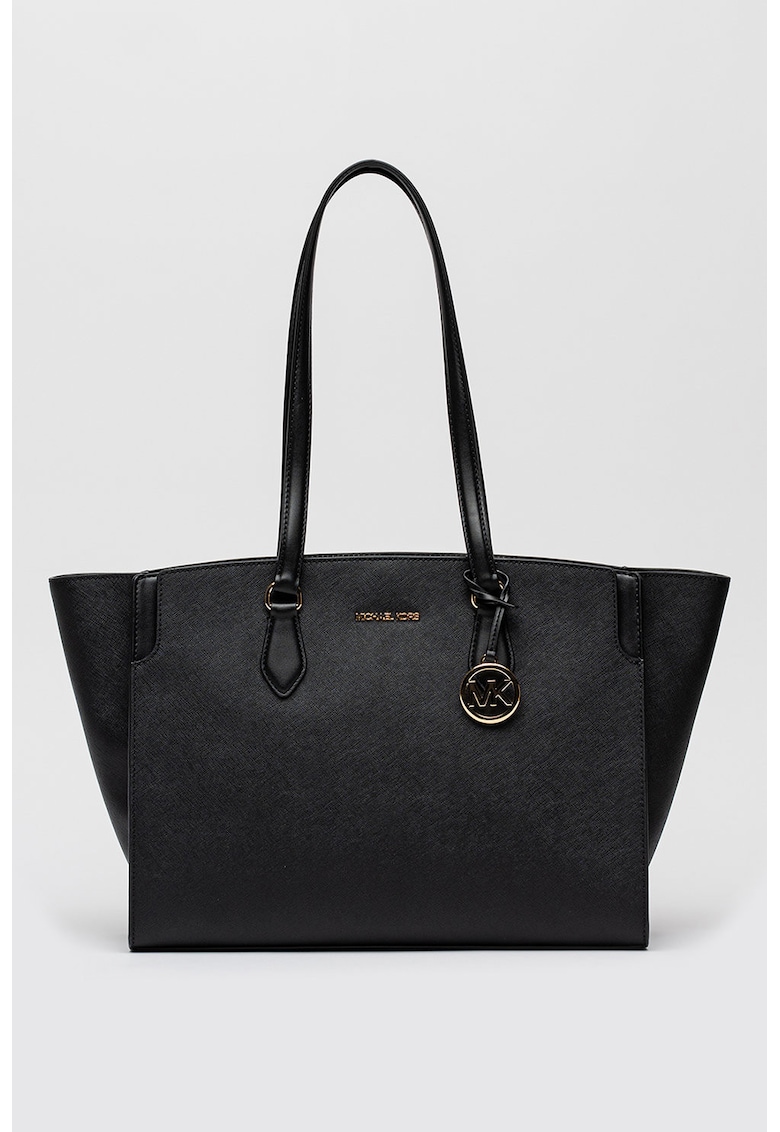 Geanta shopper din piele Becca - Negru