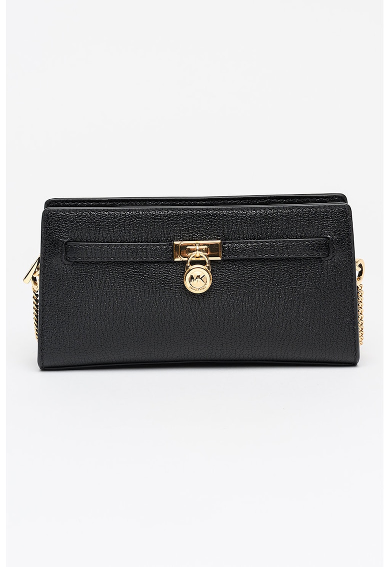 Geanta crossbody din piele cu bareta din lant Hamilton Moderne - Negru