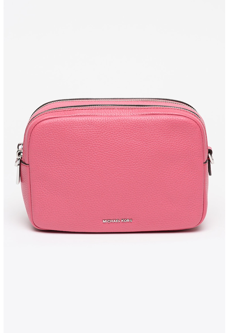 Geanta crossbody din piele Bryant - Roz