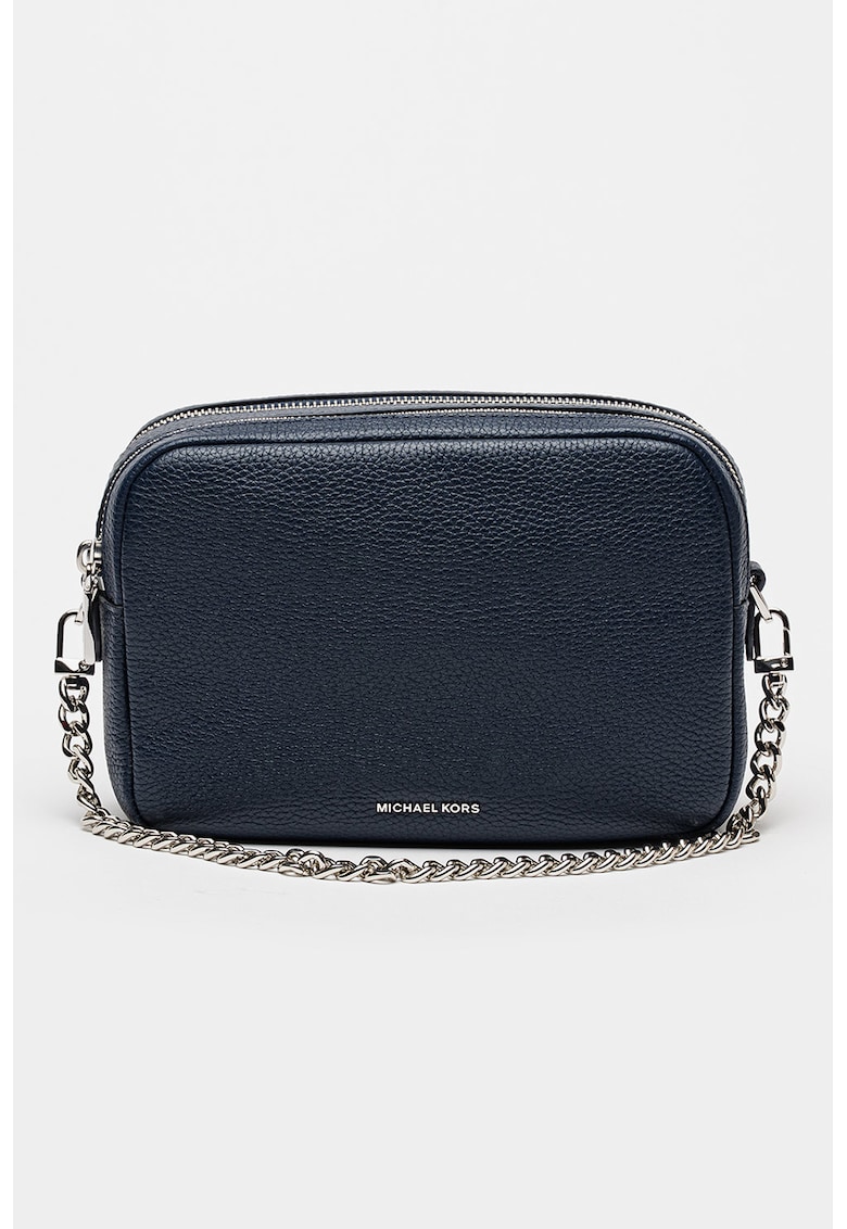 Geanta crossbody din piele Bryant - Albastru inchis