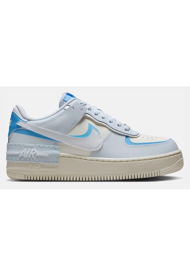Pantofi dama Air Force 1 Shadow - Cauciuc - Alb/Albastru