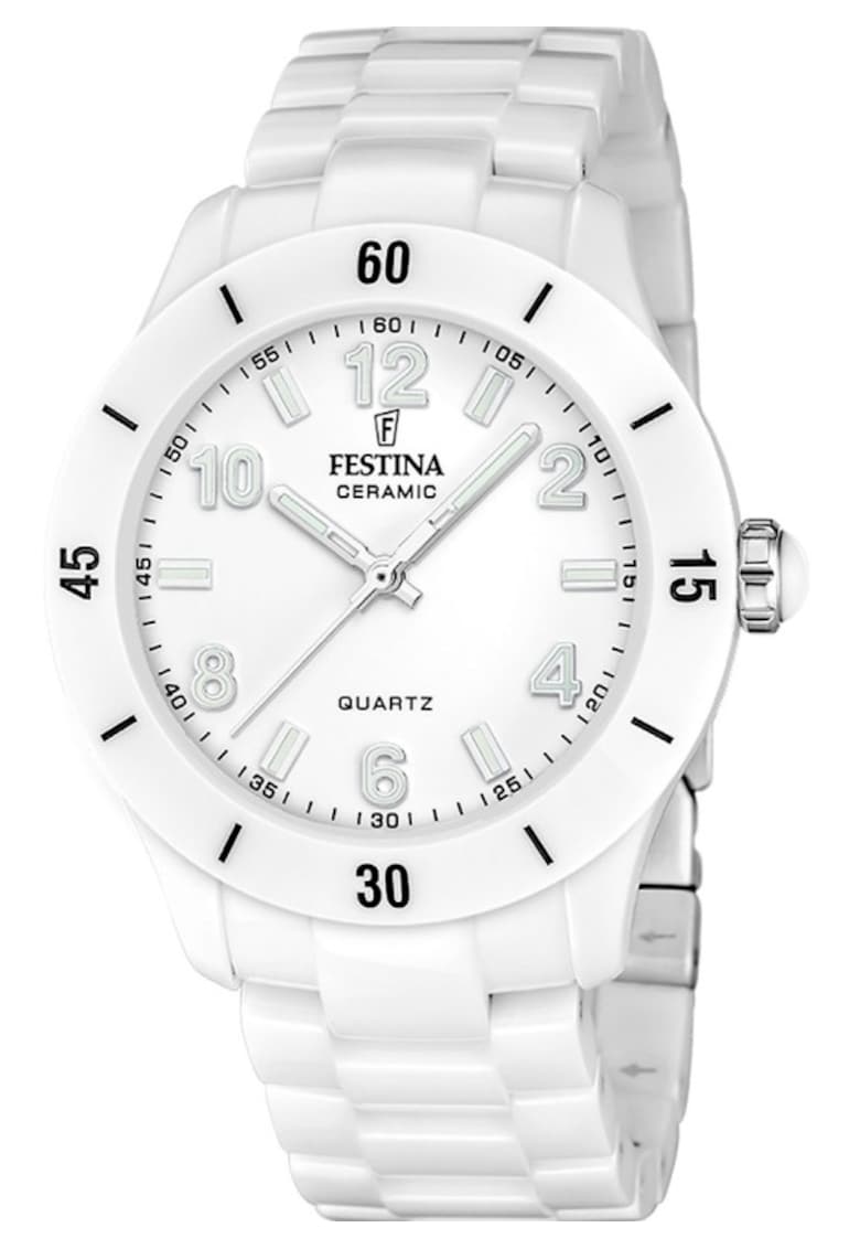 Ceas dama F20720/1 Quartz Alb