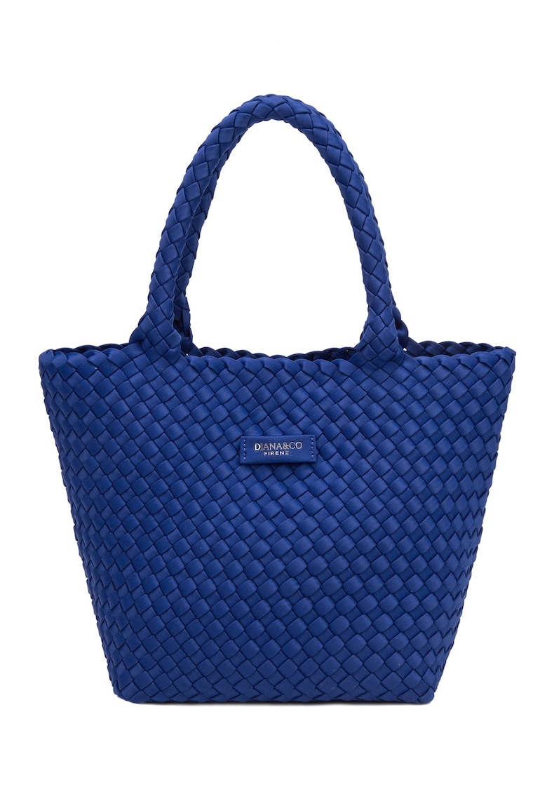 Geanta shopper tesuta Celeste - Albastru electric
