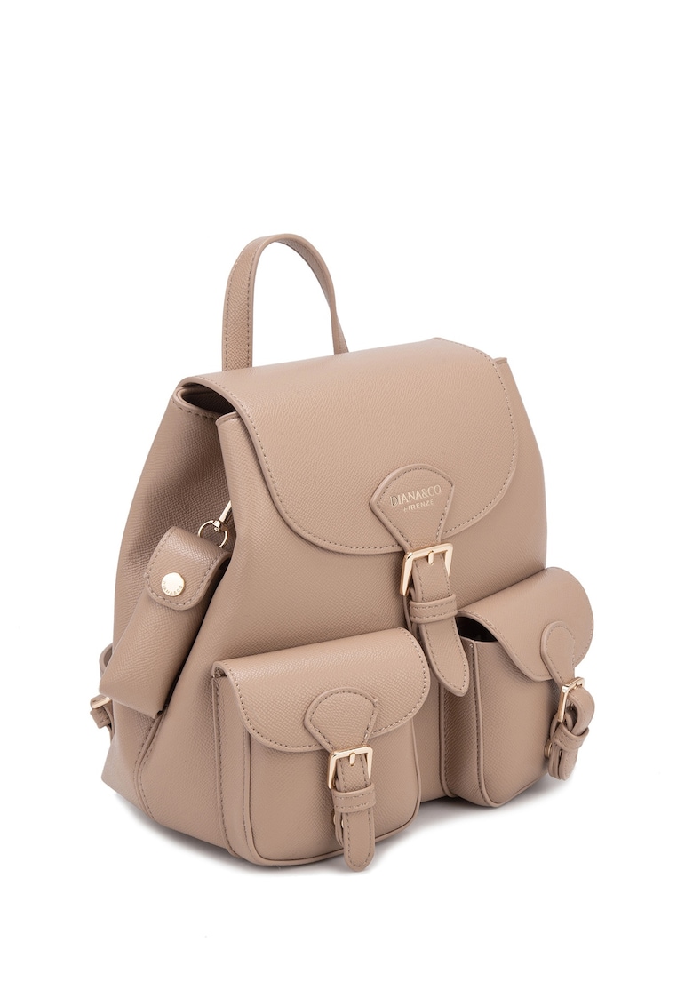 Rucsac de piele ecologica Oriana - Maro camel