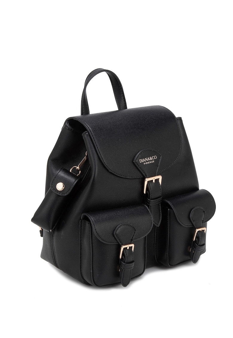 Rucsac de piele ecologica Oriana - Negru