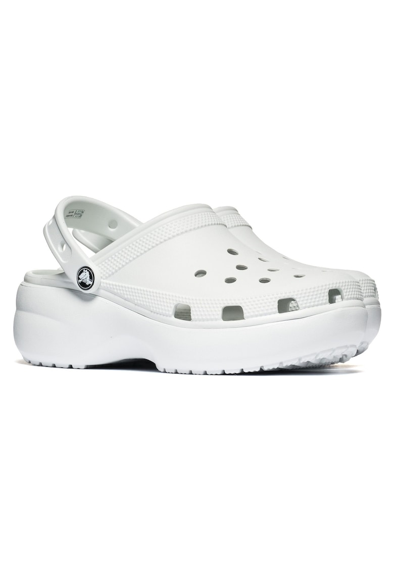 Saboti Classic Platform 206750-1NK - albastru deschis - pentru dama - sintetic -