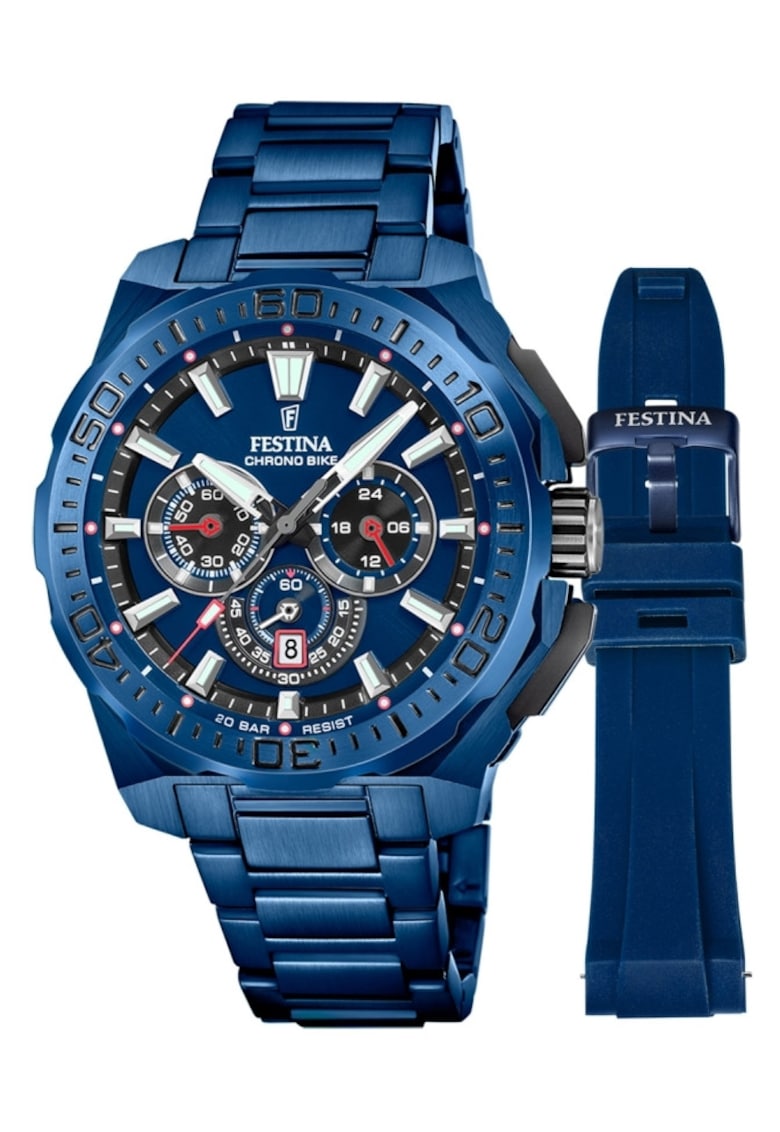 Ceas barbatesc F20729/1 Quartz Albastru