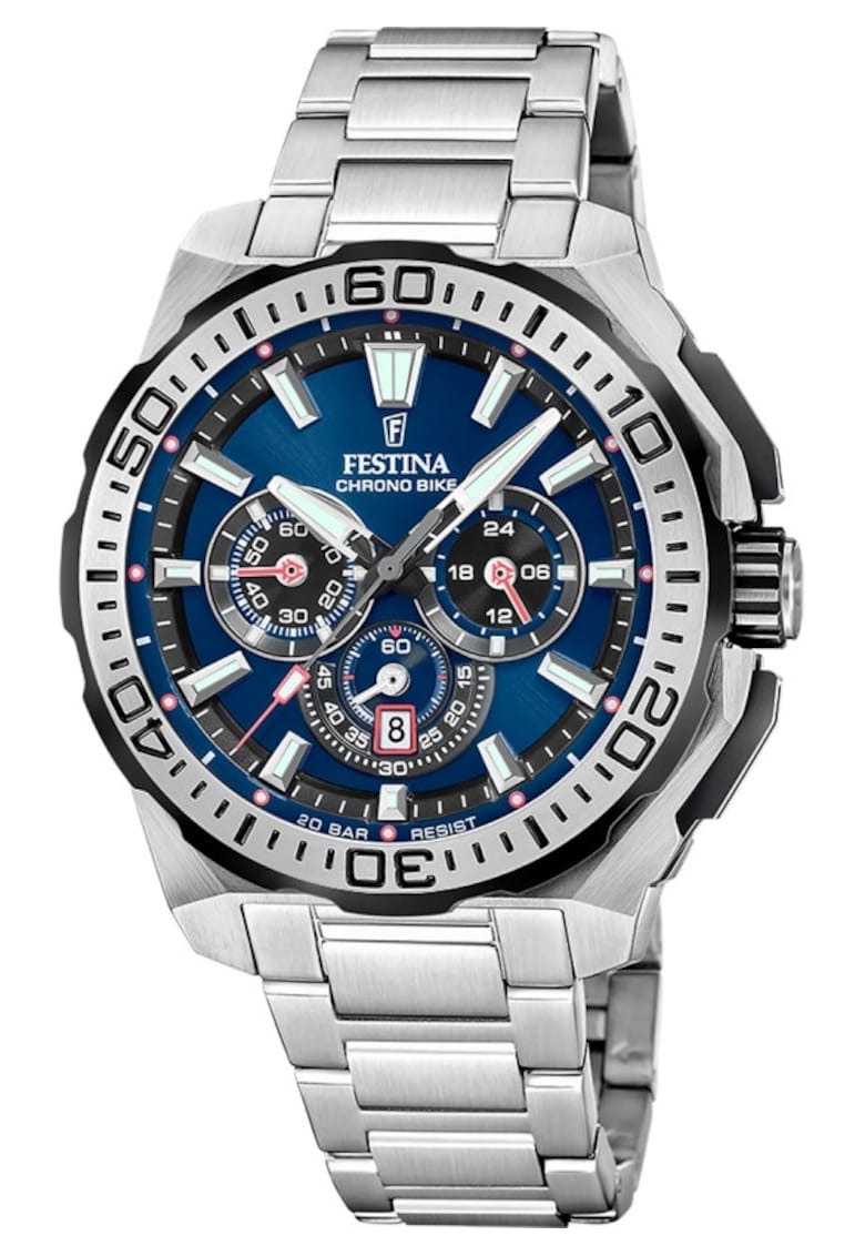Ceas barbatesc F20724/2 Quartz Argintiu