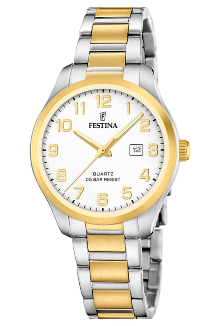 Ceas dama F20739/1 Quartz Argintiu - Auriu