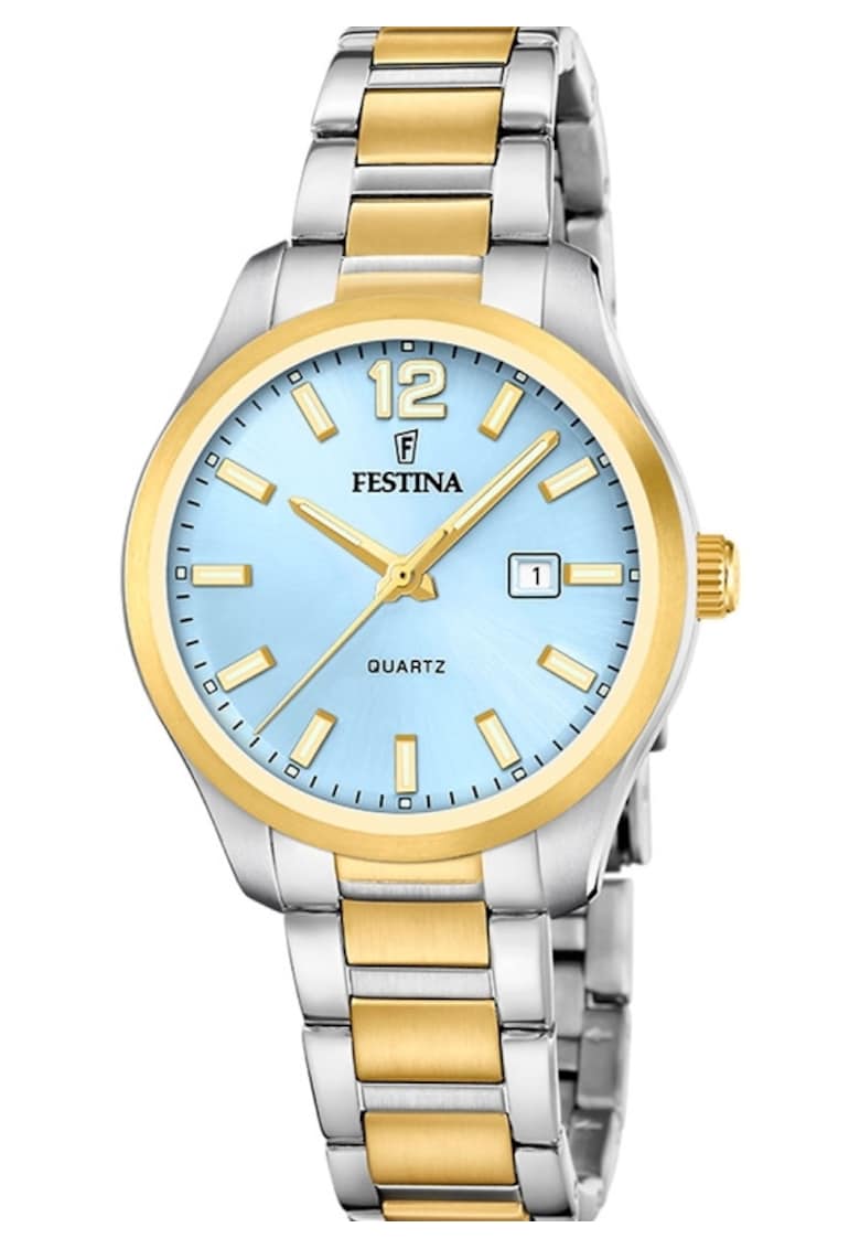 Ceas dama F20739/3 Quartz Argintiu - Auriu