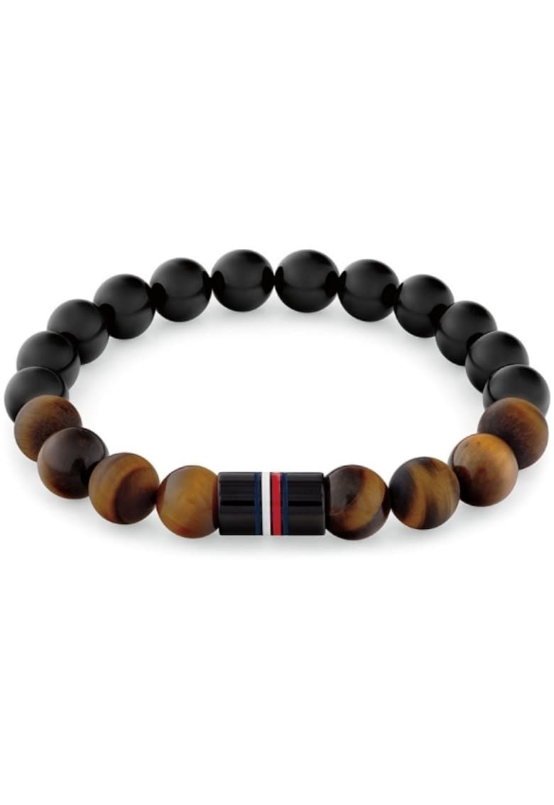 Bratara cu onix si ochi de tigru 2790631 - Negru - Maro
