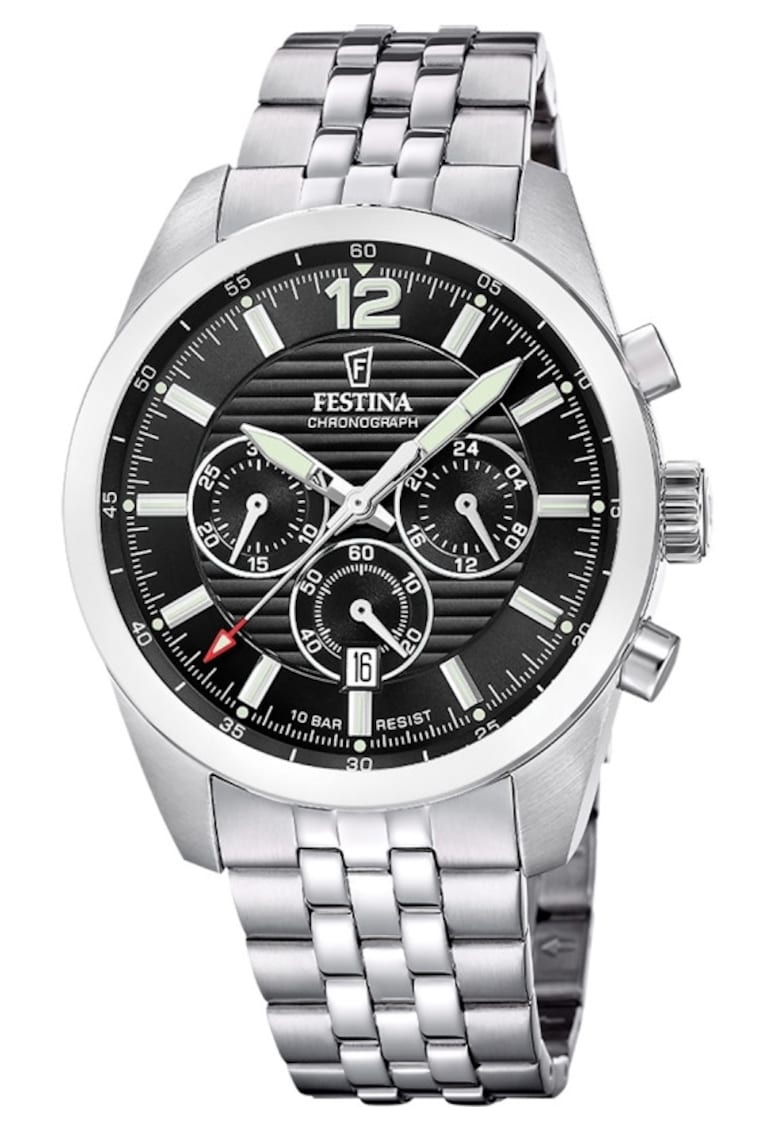 Ceas barbatesc F20742/3 Quartz Argintiu