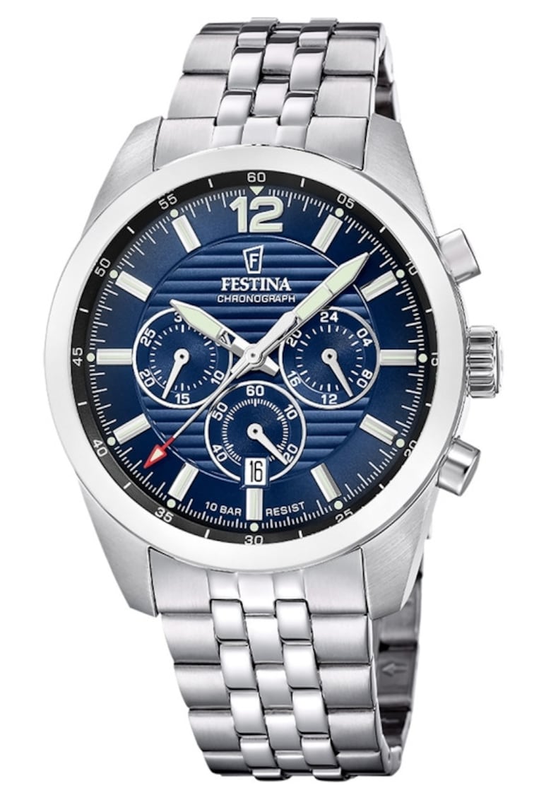 Ceas barbatesc F20742/4 Quartz Argintiu