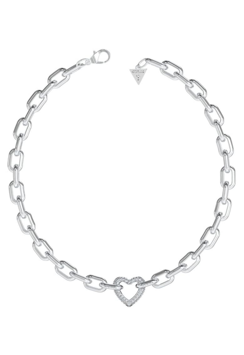 Colier Beloved cu inima si cristale JUBN05015JWRHT-U - Argintiu