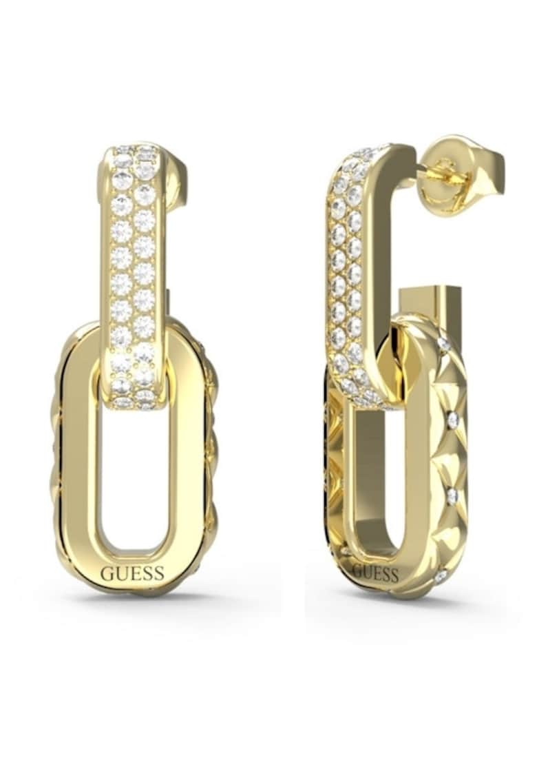 Cercei Stylish stud lung cu cristale JUBE04582JWYGT-U - Auriu