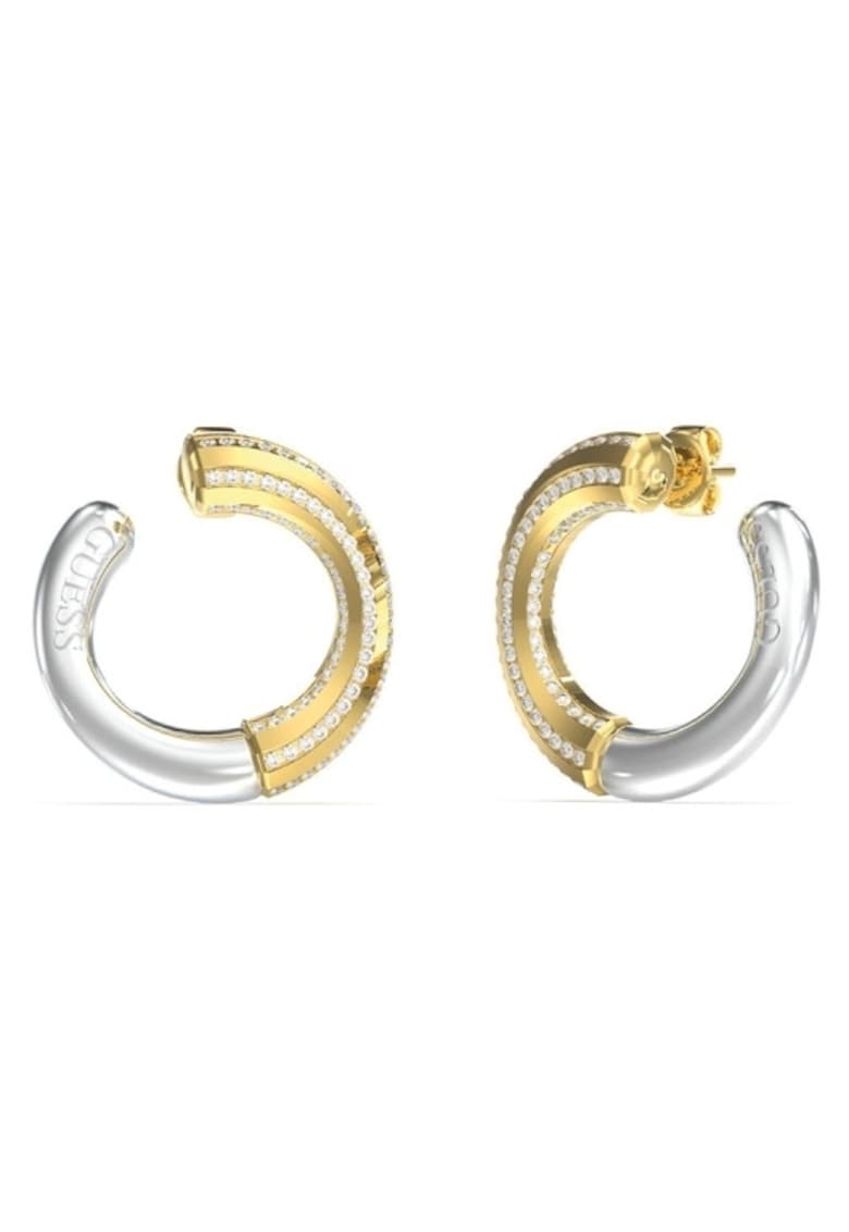 Cercei Majorelle stud lung cu cristale JUBE05376JWYGRHT-U - Auriu - Argintiu