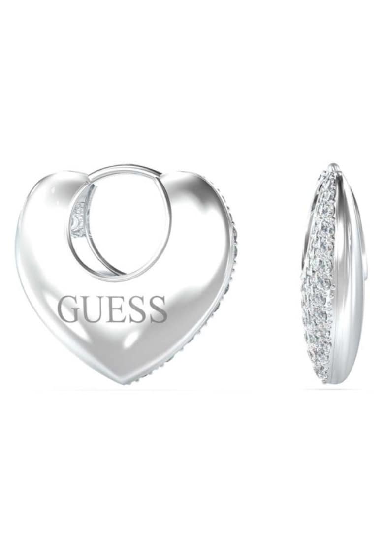 Cercei Crazy in love cu cristale JUBE05207JWRHT-U - Argintiu