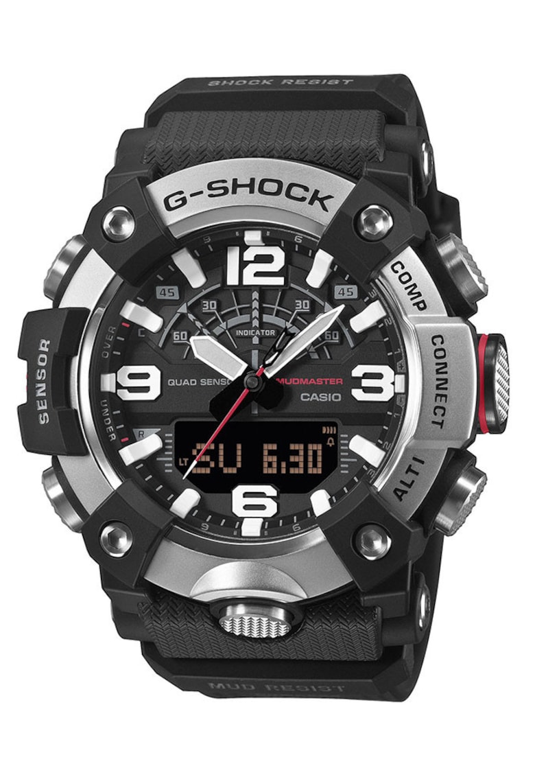 Ceas barbati Master of G Land Mudmaster Bluetooth negru 55x56mm