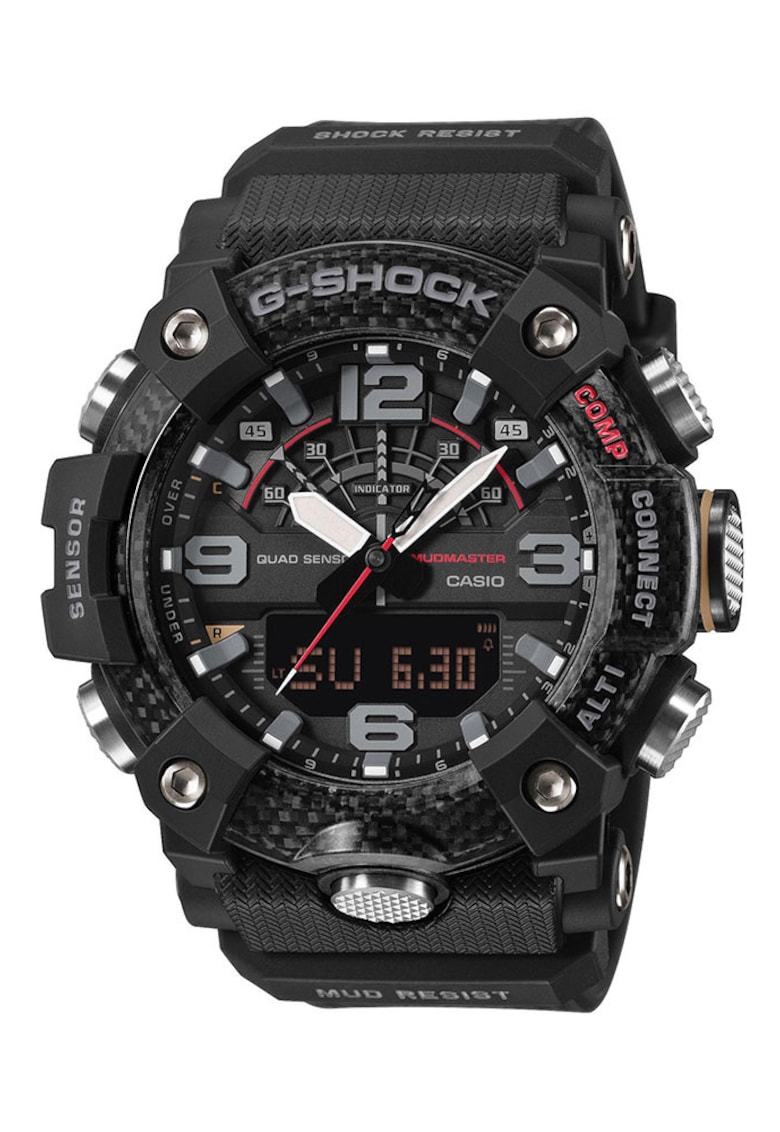 Ceas barbati Master of G Land Mudmaster Bluetooth negru 55x56mm