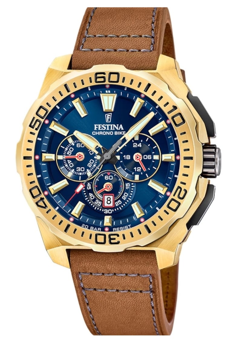 Ceas barbatesc F20728/1 Quartz Maro