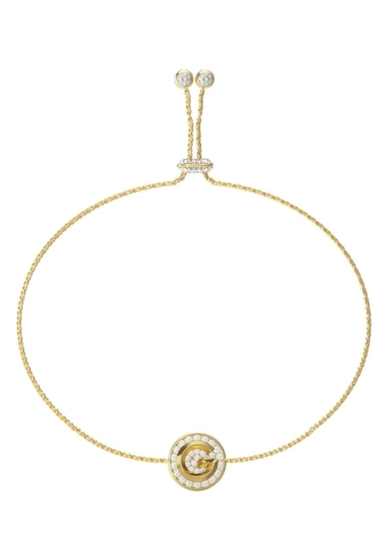 Bratara G Crystal reglabila cu cristale JUBB05447JWYGT-U - Auriu