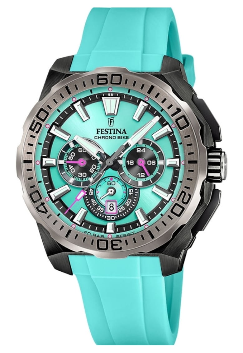 Ceas barbatesc F20726/2 Quartz Verde