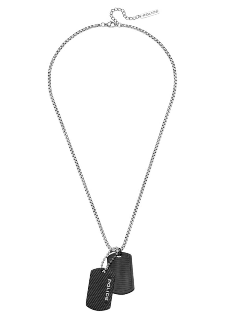 Lant cu placute PEAGN0042001 - Negru - Argintiu