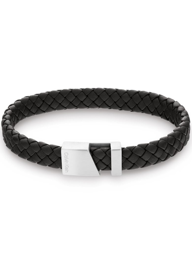 Bratara piele 35000502 - Negru - Argintiu