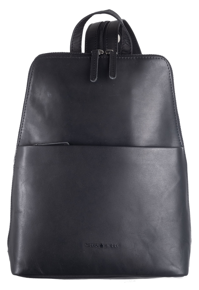 Rucsac dama piele naturala 26 x 32 cm - Fiorentina - - Negru