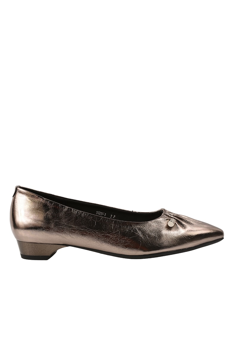 Pantofi casual - dama - 5025-1 auriu - piele naturala - Auriu