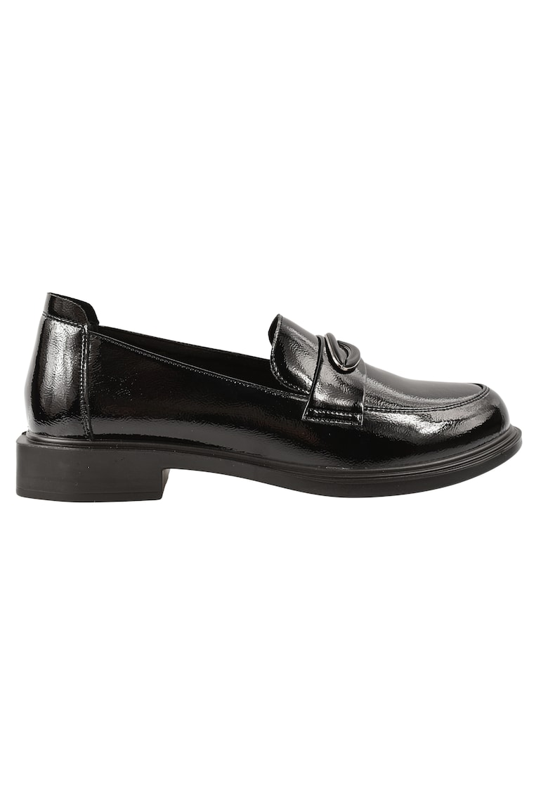Pantofi casual - femei - FORMAZIONE - Q11520-176 negru - piele lacuita - Negru