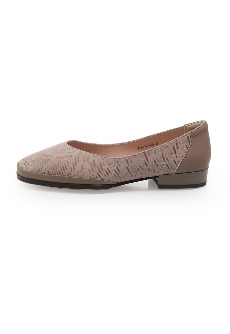 Pantofi 2601486 din piele naturala - Maro
