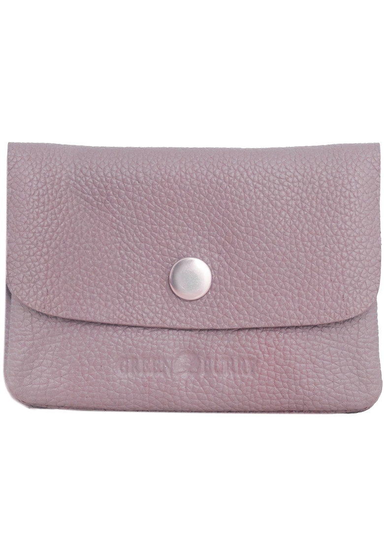 Portofel dama piele naturala 11 x 8 - Minimax - wqfwq - Lila - 11 x 8 x 2.5 cm