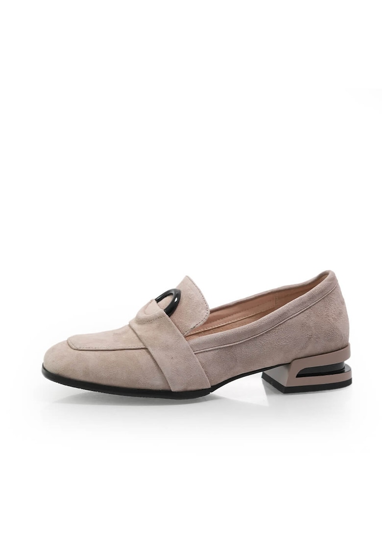 Pantofi 2601474 din piele naturala - Maro