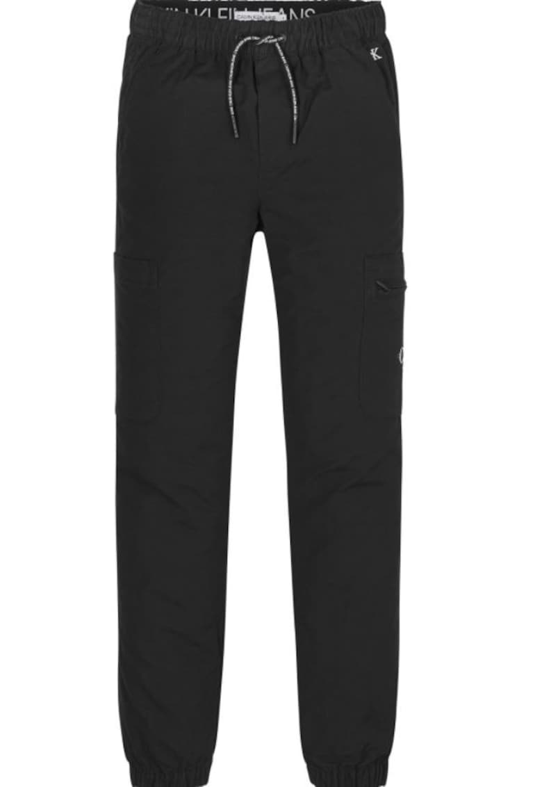 Pantaloni lungi din bumbac cu doua buzunare laterale